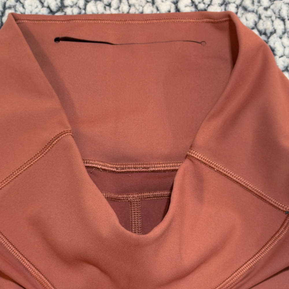 Lululemon Leggings Womens 4 Rust Luxtreme All The Right Places Crop Yoga Pant